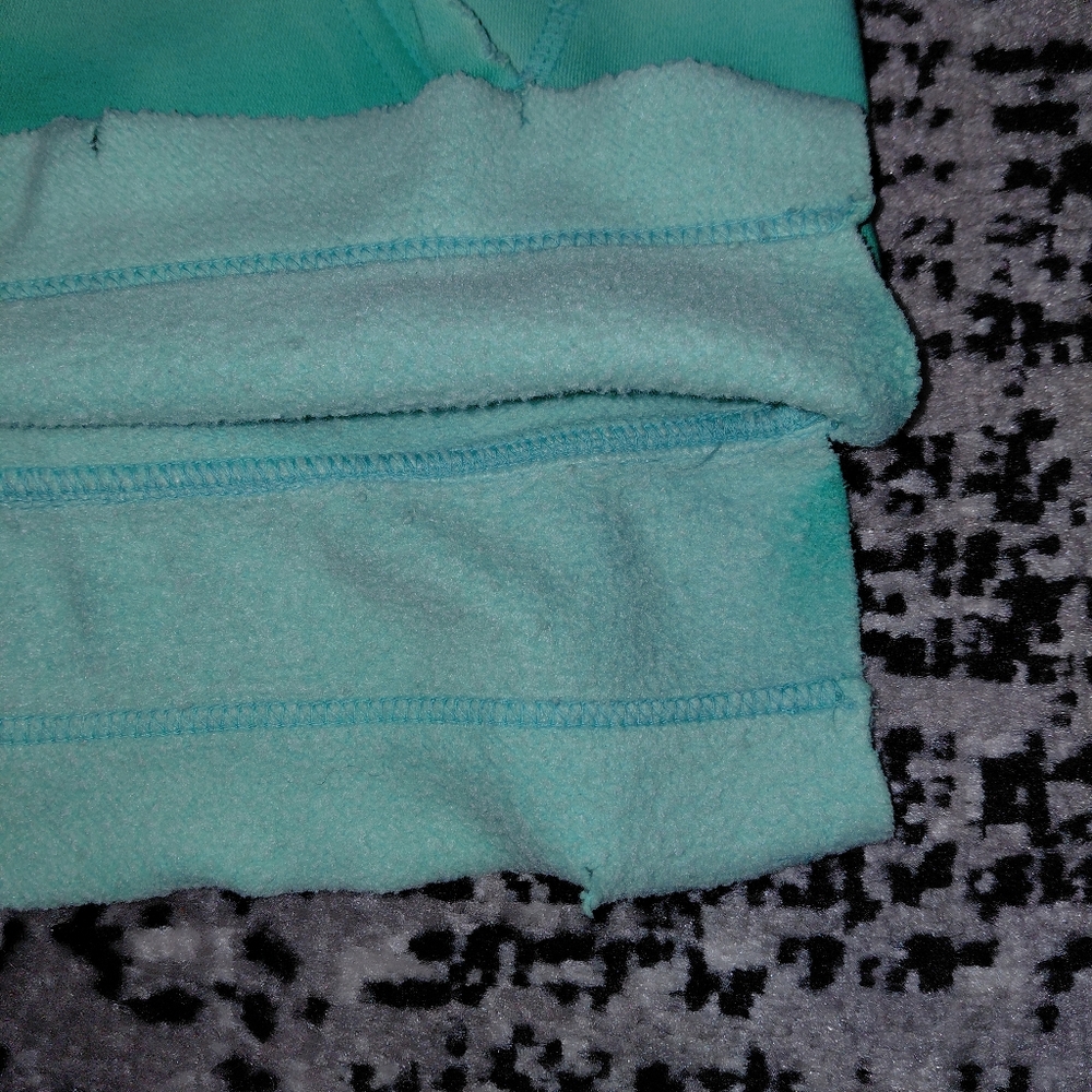 We The Free Seafoam Green Dip-Dye Distressed Hoodie - Size Small - EUC - Picture 12 of 15